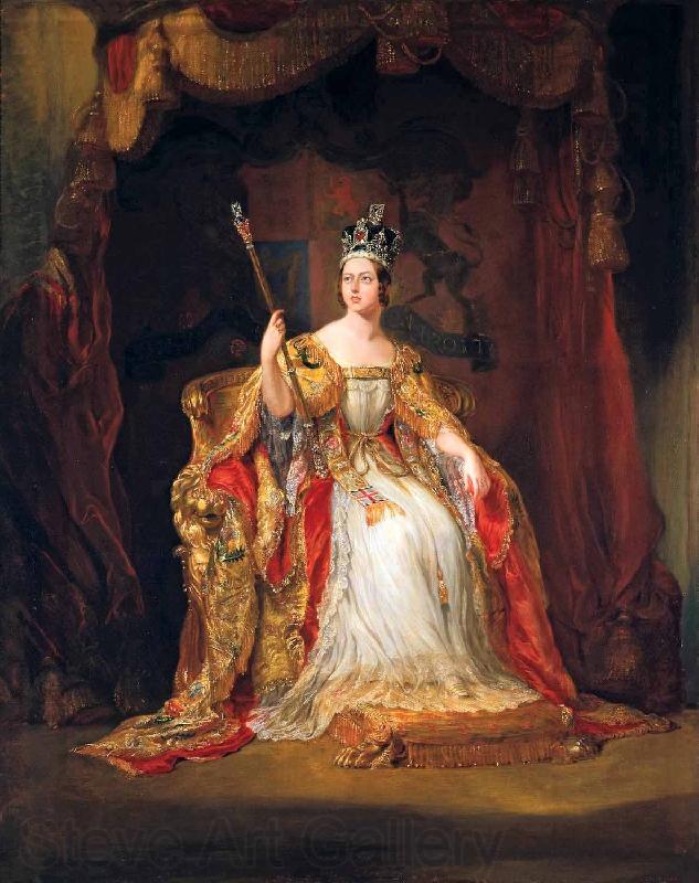 George Hayter Coronation portrait of Queen Victoria